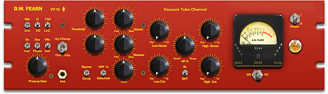 Voice Overs D.W. Fearn VT-15 Vacuum Tube Channel Strip Voice Over